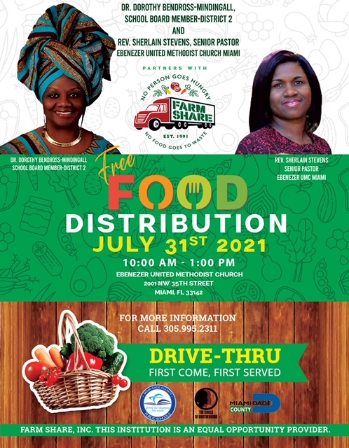 Free Food Distribution (Drive-Thru) – Going Overtown