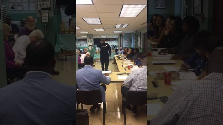 Facebook Live Police Community Advisory Meeting